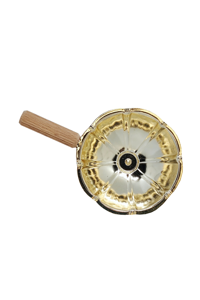 Set 3 bucati Catuie metal auriu cu maner de lemn si Ulei parfumat pt candela KING Aroma ATHOS, 50 ml [5]