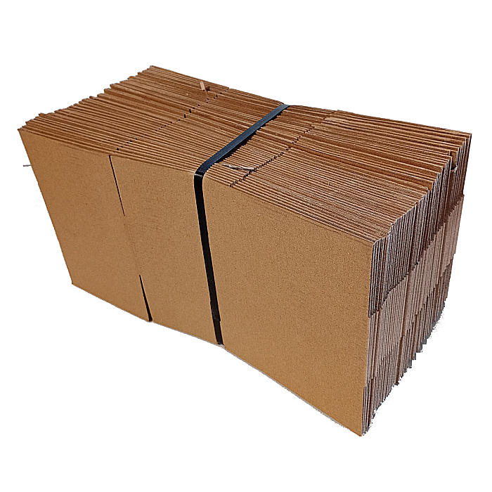 Set 50 Cutii Carton Natur microondul, Kingaroma, 250 x 100 x 75 mm [5]