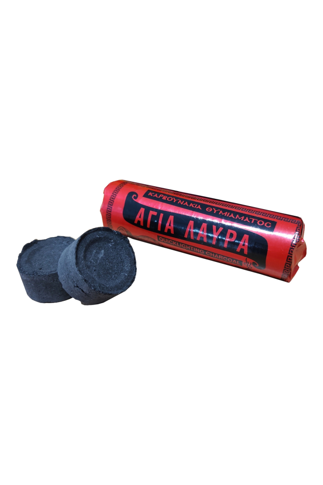 Set Carbuni pt tamaiat, 24 role x 6 pastile si Ulei parfumat pt candela KING Aroma ATHOS, 50 ml [2]