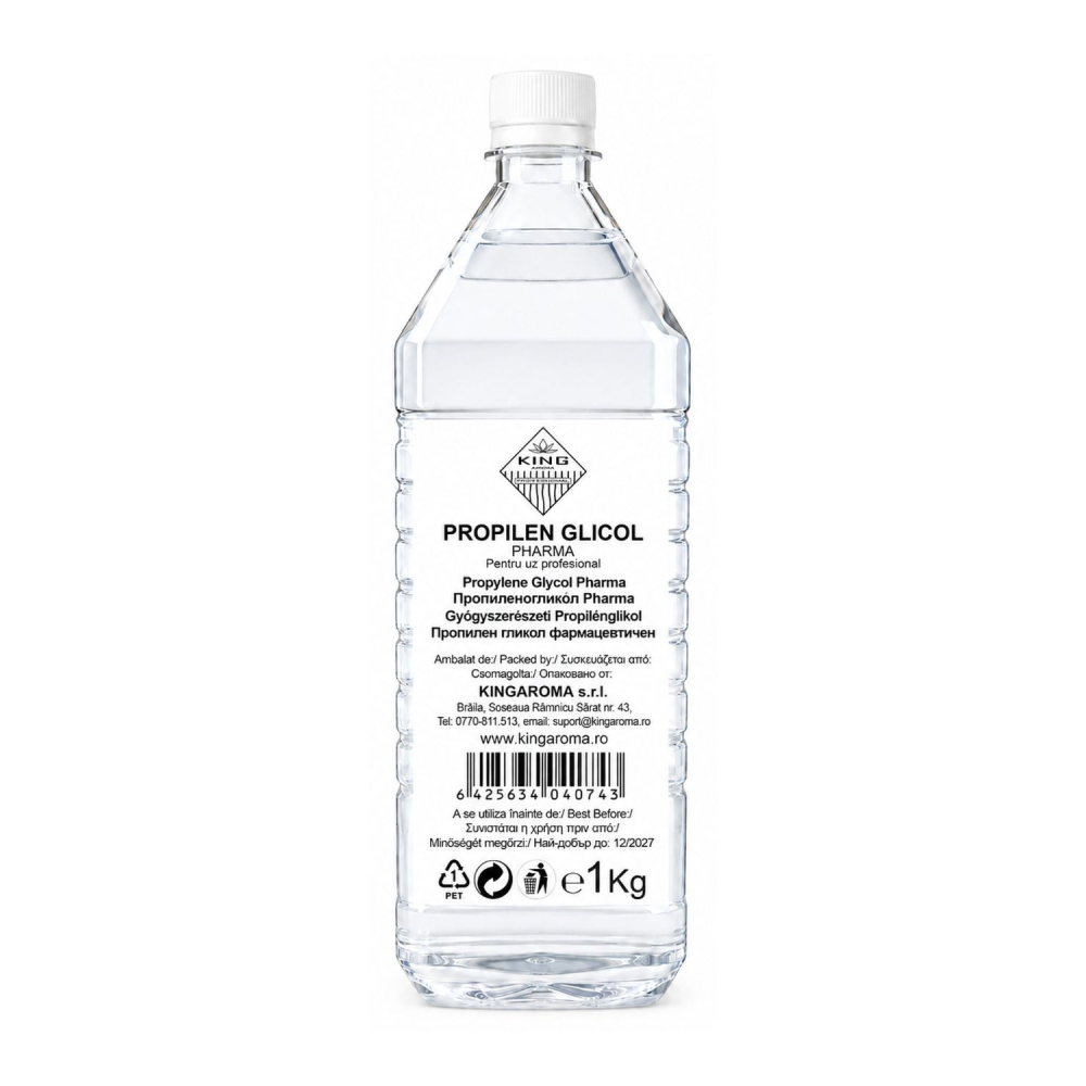 Set Propilen glicol USP 1kg + Glicerină vegetală 1kg – PG VG, uz cosmetic, DIY, formulări lichide | King Aroma [2]