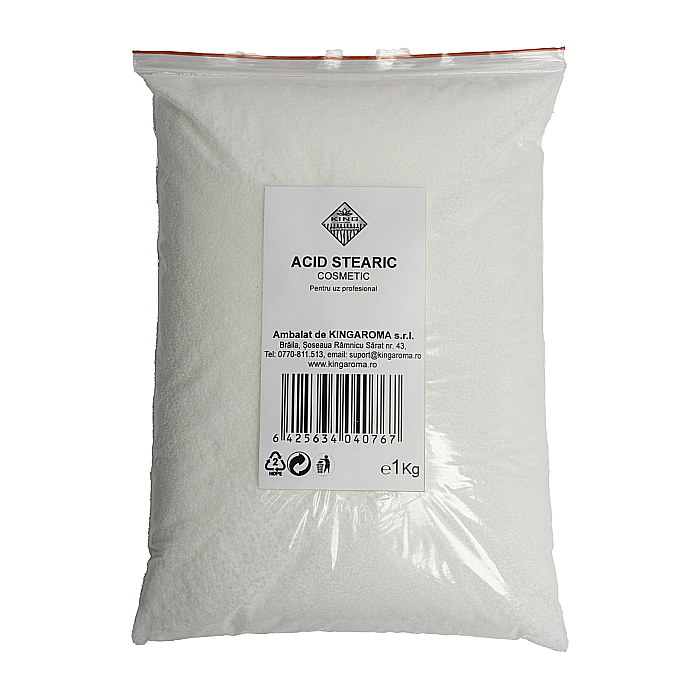 Acid stearic pentru lumanari, Kingaroma, 1 kg [1]