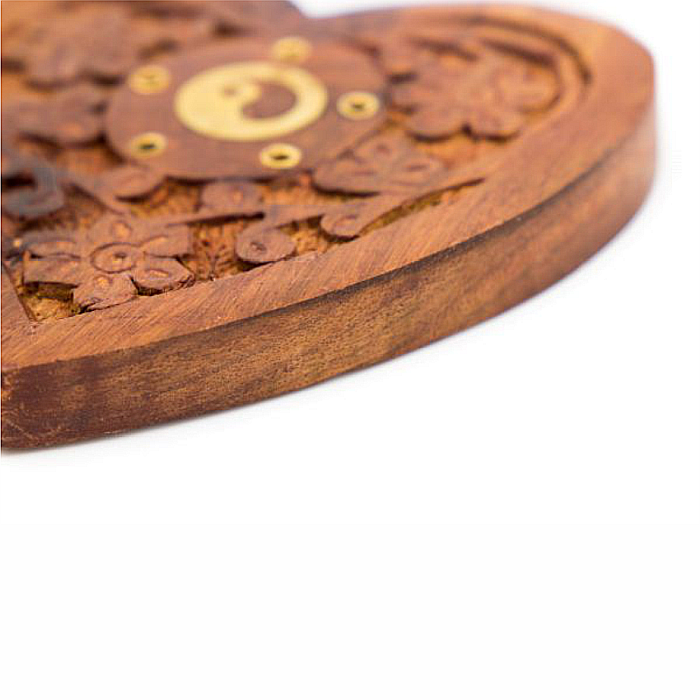 Suport pentru conuri și bețisoare parfumate, Inimă [5]