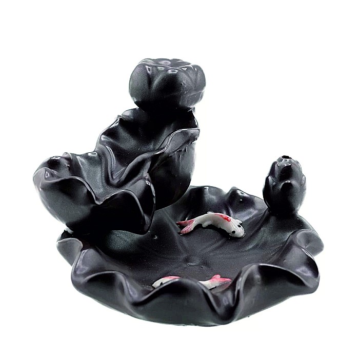 Suport conuri parfumate backflow, Gold Fish [1]