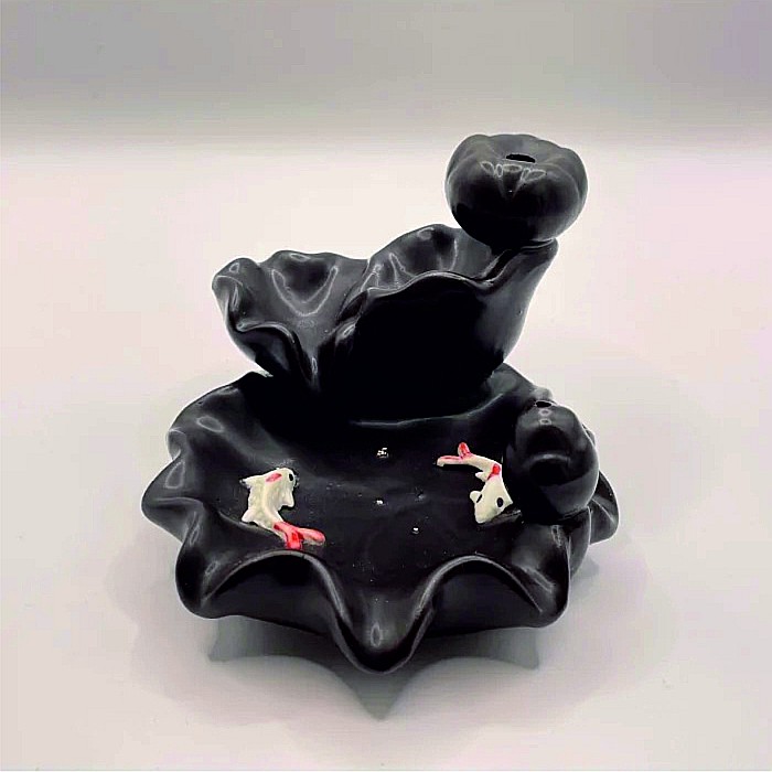 Suport conuri parfumate backflow, Gold Fish [7]