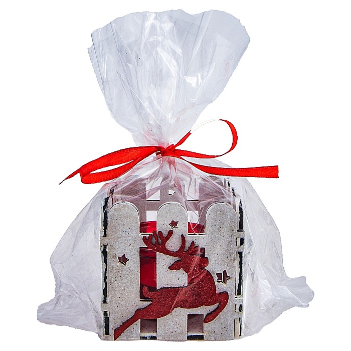 Suport lumânare Crăciun, Alb [3]