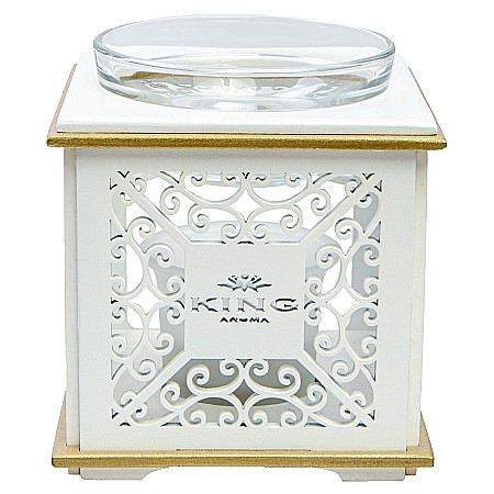 Difuzor aromaterapie Elegance cu lumanare + 3 uleiuri aromaterapie 10 ml [4]