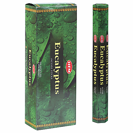 Pachet 120 betisoare parfumate HEM Eucalipt si Ulei aromaterapie Eucalipt Kingaroma, 10 ml [2]