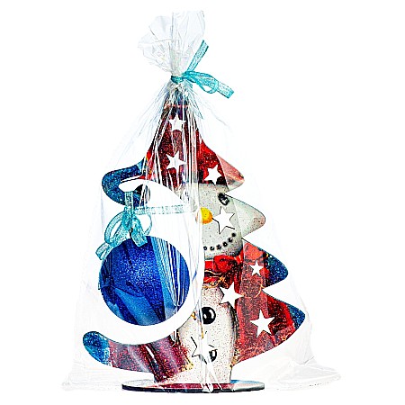 Brad glob mare Om de zăpadă [2]