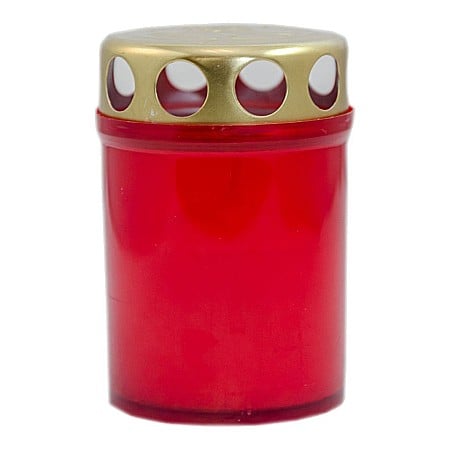 Candele - Set 20 bucati Candele cu capac, Tip 1-100 rosu, 20 ore, Kingaroma