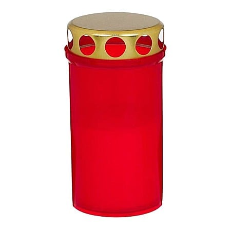 Candele - Set 20 bucati Candele cu capac, Tip 1-130 rosu, 25 ore, Kingaroma