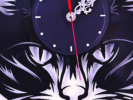 Ceas de perete disc vinil Pisica [1]