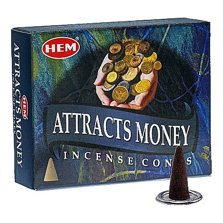 Conuri Parfumate HEM 10 buc - Conuri parfumate HEM, Atracts Money 10 buc