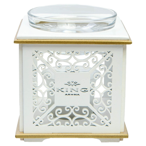 Difuzor aromaterapie Elegance cu lumanare + 3 uleiuri aromaterapie 10 ml [1]