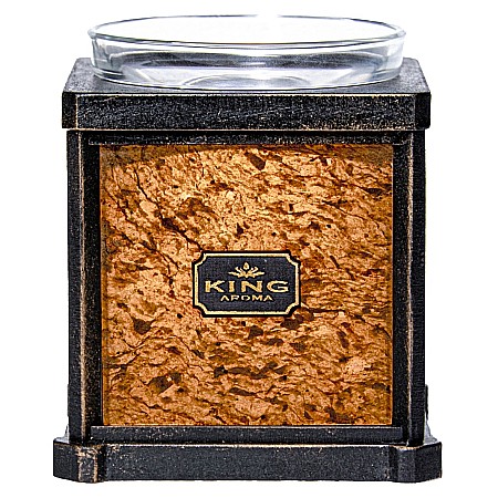 Difuzor aromaterapie STONE Ardezie cu lumanare + 3 uleiuri aromaterapie 10 ml [2]