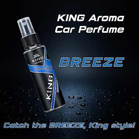 Odorizant auto cu pulverizator Breeze Kingaroma 50 ml [1]