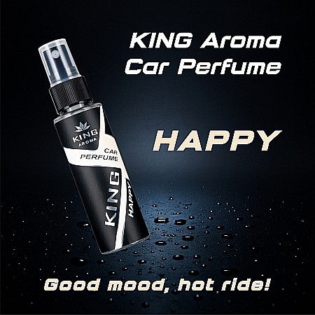 Odorizant auto cu pulverizator Happy Kingaroma 50 ml [1]