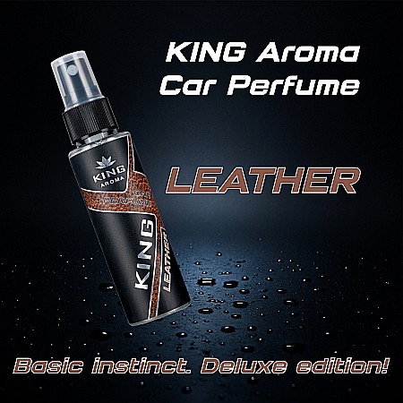 Odorizant auto cu pulverizator Leather Kingaroma 50 ml [1]