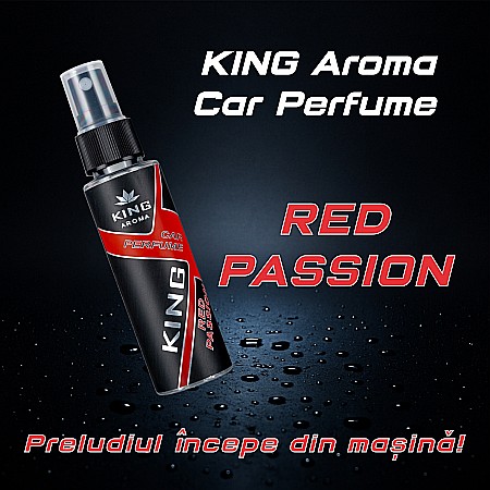 Odorizant auto cu pulverizator Red Passion Kingaroma 50 ml [1]