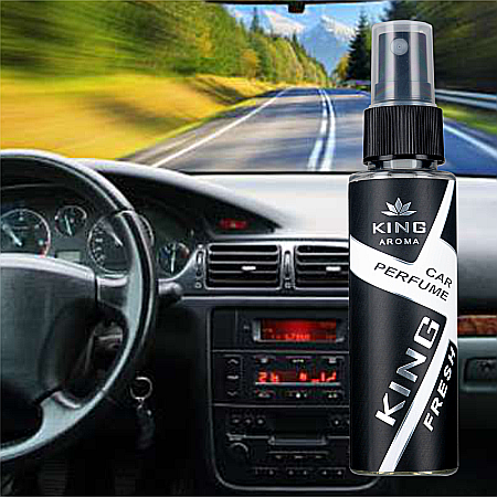 Odorizant auto cu pulverizator Fresh Kingaroma 50 ml [3]