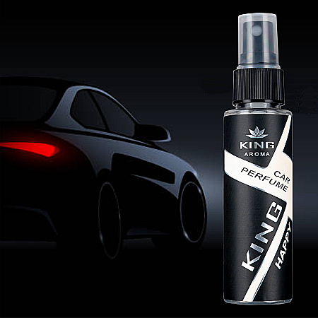 Odorizant auto cu pulverizator Happy Kingaroma 50 ml [2]