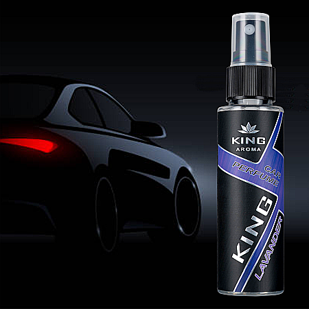 Odorizant auto cu pulverizator Lavandă Kingaroma 50 ml [2]