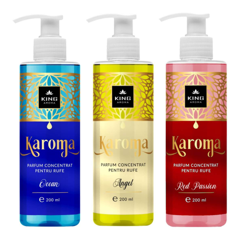 PROMOTII - Set-3-Parfumuri-concentrate-pentru-rufe-KAROMA-Ocean-Angel-Red-Passion-1