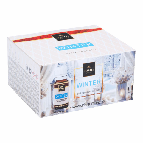 Pachet 30 Uleiuri Parfumate Aromaterapie WINTER, KING Aroma – Magia Sărbătorilor Fabricată în România (10 Arome x 3 Bucăți) [5]
