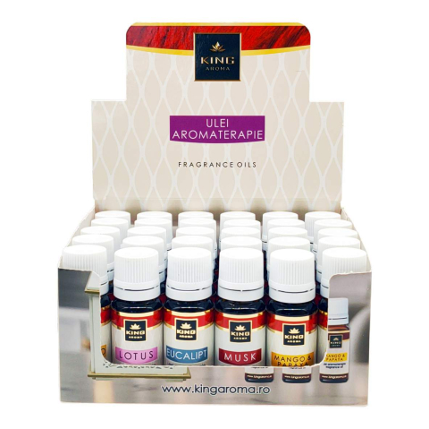 Pachet 30 Uleiuri Parfumate Aromaterapie EXOTIC, KING Aroma – Călătorie Senzorială Premium, Fabricat în România (10 Arome x 3 Bucăți) [2]
