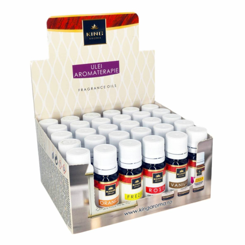 Pachet 30 Uleiuri Parfumate Aromaterapie SWEET, KING Aroma – Mix Gurmand și Floral, Fabricat în România (10 Arome x 3 Bucăți) [2]