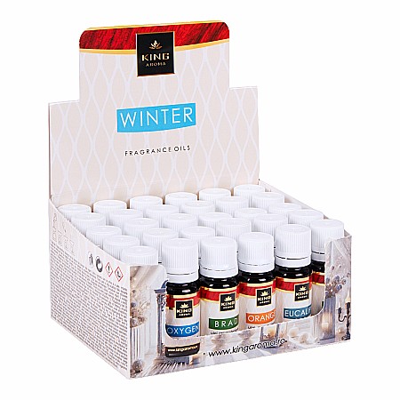 Pachet 30 buc ulei parfumat aromaterapie WINTER, Kingaroma [6]