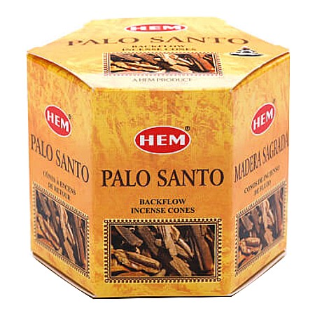 Pachet 40 Conuri parfumate Backflow HEM Palo Santo si Ulei aromaterapie Palo Santo Kingaroma, 10 ml [1]