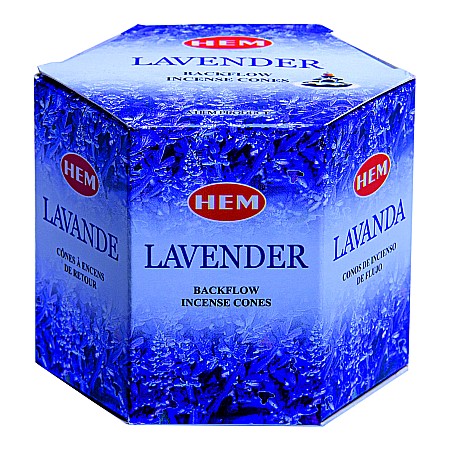 Pachet 40 Conuri parfumate Backflow HEM Lavanda si Ulei aromaterapie Lavanda Kingaroma, 10 ml [2]