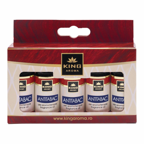 Pachete Uni 5 Uleiuri Parfumate Aromaterapie - Pachet-5-uleiuri-parfumate-aromaterapie-Antitabac-Kingaroma-10-ml-1