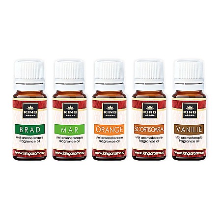 Pachet 5 uleiuri parfumate aromaterapie, CRACIUN, Kingaroma [1]