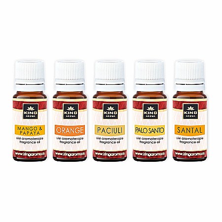 Pachet 5 uleiuri parfumate aromaterapie, EXOTIC, Kingaroma [1]