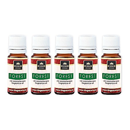 Pachet 5 uleiuri parfumate aromaterapie, FOREST, Kingaroma [1]