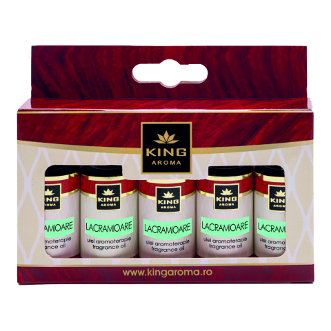 Pachete Uni 5 Uleiuri Parfumate Aromaterapie - Pachet-5-uleiuri-parfumate-aromaterapie-Lacramioare-Kingaroma-10-ml-1