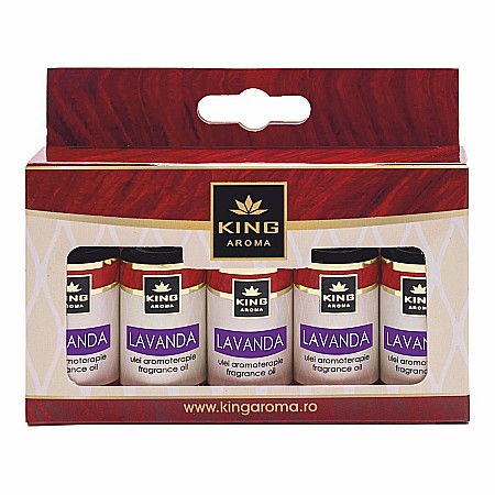 Pachete 5 Ulei aromaterapie - Pachet 5 uleiuri parfumate aromaterapie, LAVANDA, Kingaroma