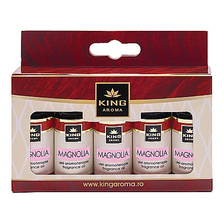 Pachete 5 Ulei aromaterapie - Pachet 5 uleiuri parfumate aromaterapie, MAGNOLIE, Kingaroma