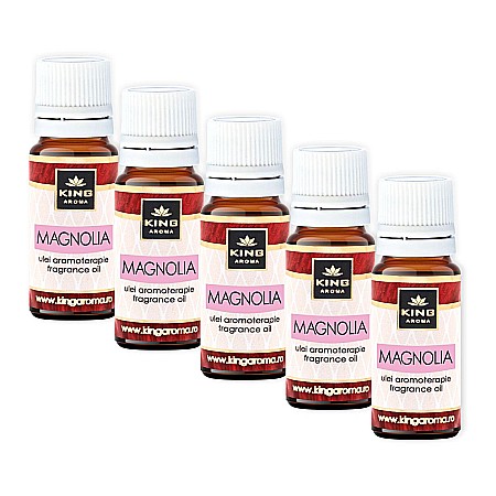 Pachet 5 uleiuri parfumate aromaterapie, MAGNOLIE, Kingaroma [2]