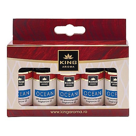 Pachete 5 Ulei aromaterapie - Pachet 5 uleiuri parfumate aromaterapie, OCEAN, Kingaroma