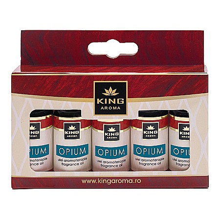 Pachete 5 Ulei aromaterapie - Pachet 5 uleiuri parfumate aromaterapie, OPIUM, Kingaroma