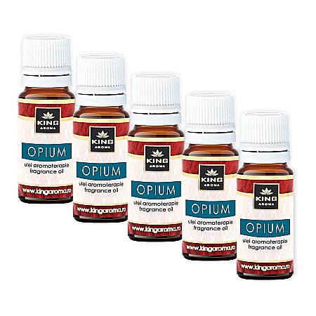 Pachet 5 uleiuri parfumate aromaterapie, OPIUM, Kingaroma [2]