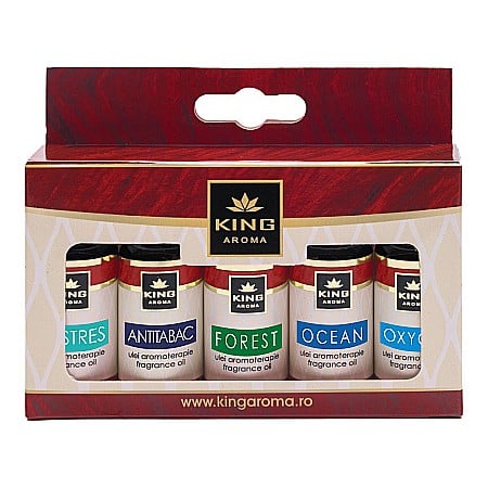 Pachete 5 Ulei aromaterapie - Pachet 5 uleiuri parfumate aromaterapie, RELAX, Kingaroma