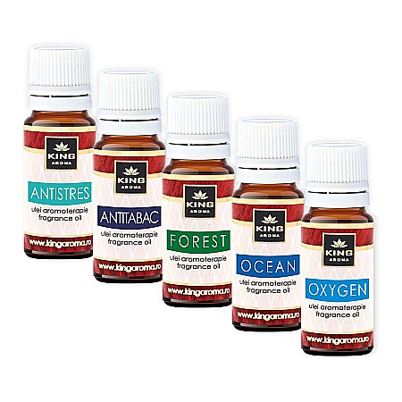 Pachet 5 uleiuri parfumate aromaterapie, RELAX, Kingaroma [2]