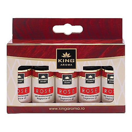 Pachete 5 Ulei aromaterapie - Pachet 5 uleiuri parfumate aromaterapie, ROSE, Kingaroma
