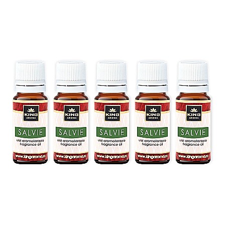 Pachet 5 uleiuri parfumate aromaterapie, SALVIE, Kingaroma [1]