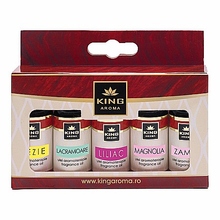 Pachete 5 Ulei aromaterapie - Pachet 5 uleiuri parfumate aromaterapie, SPRING, Kingaroma
