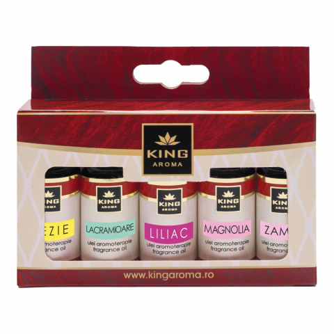 Pachete Tematice 5 Uleiuri Parfumate Aromaterapie - Pachet-5-uleiuri-parfumate-aromaterapie-Spring-Kingaroma-10-ml-1