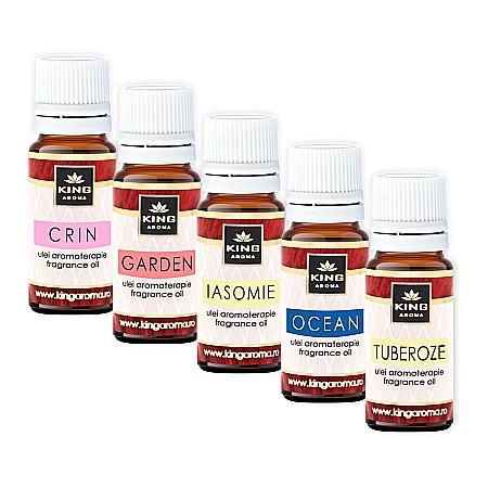 Pachet 5 uleiuri parfumate aromaterapie, SUMMER, Kingaroma [2]